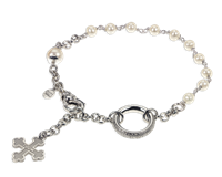 Bracciale Tuum Donna Rosario in Argento Perla BROS009PC0 - BROS009PC0